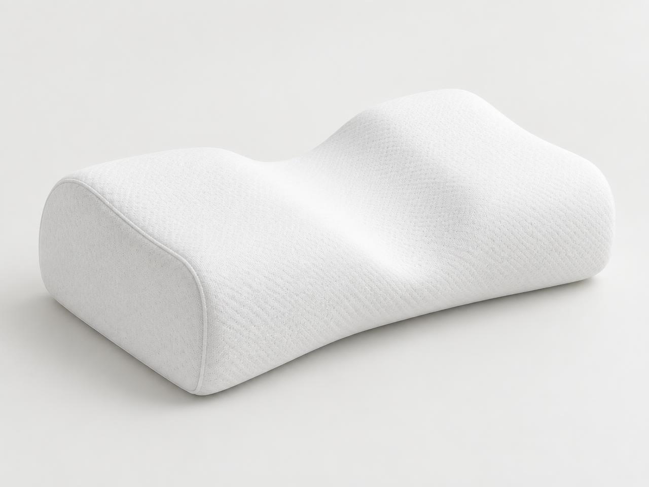 Formato ergonômico do travesseiro cervical Zuri